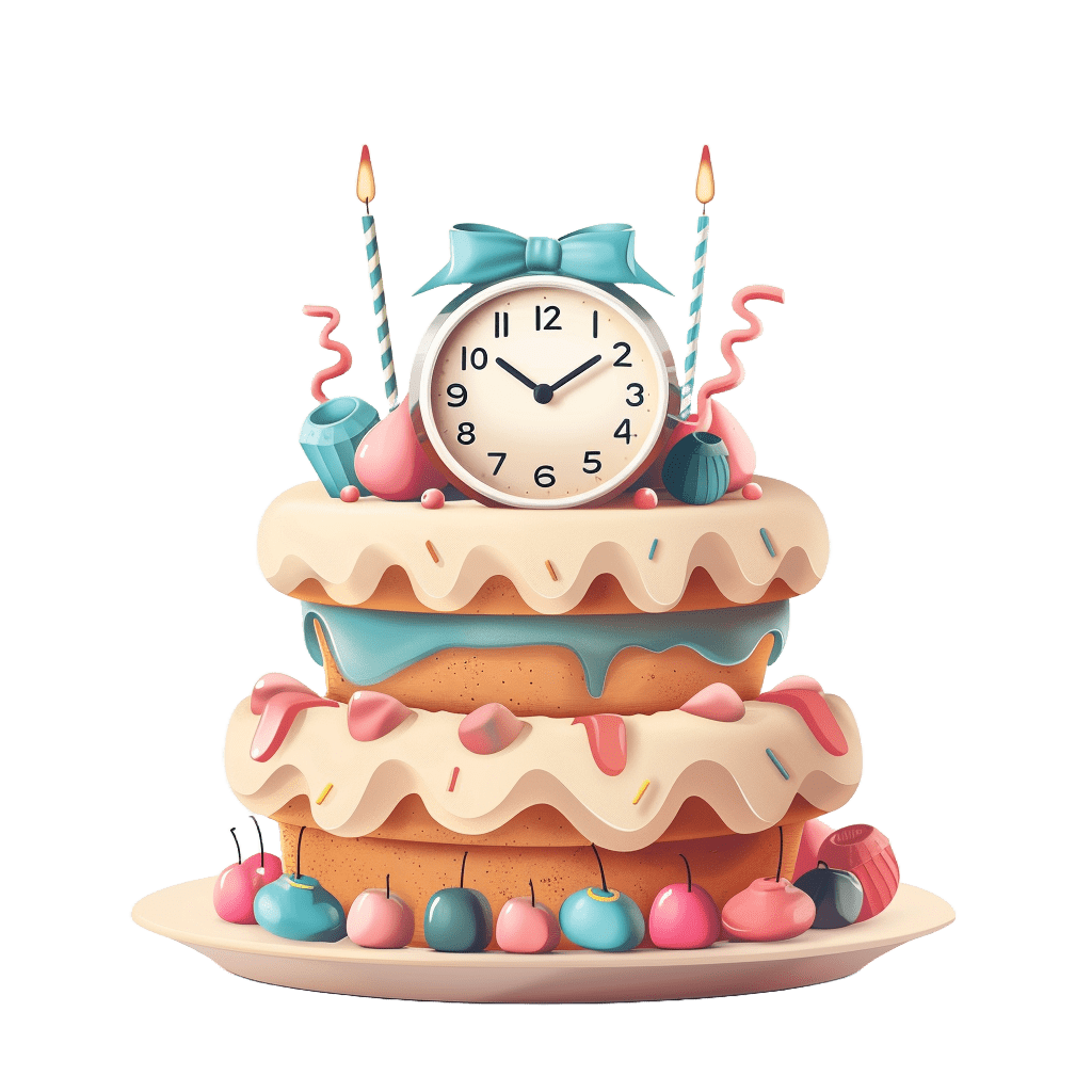 Birthday cake graphic